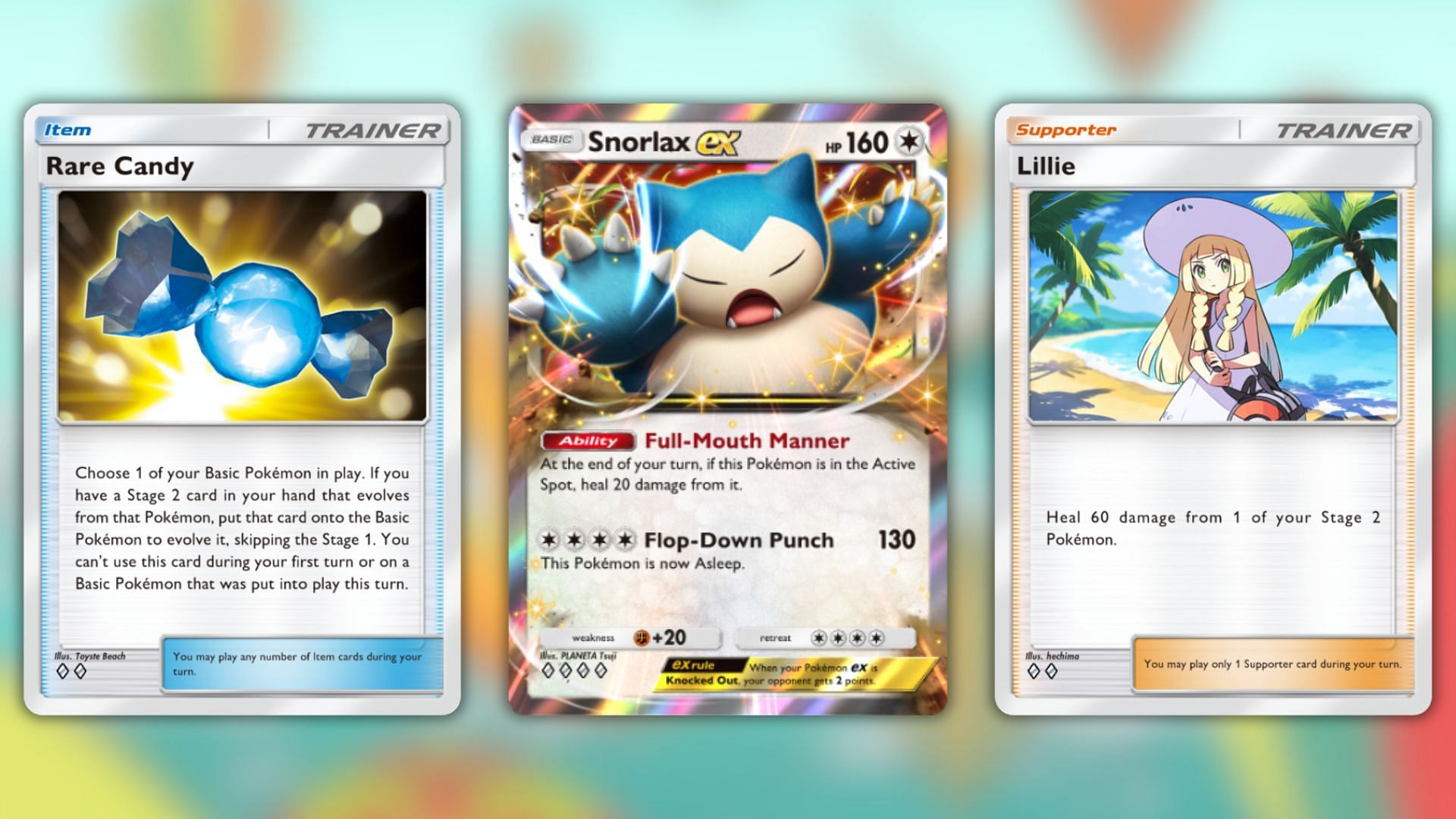 Best supporting cards for this deck (Image via The Pokemon Company)